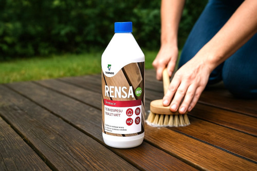 Obrázek k příspěvku Ideální péče o dřevo na vaší terase? Sázka na TEKNOS Rensa Terrace