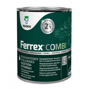 FERREX COMBI 0,9 L - antikorozní polomatná barva