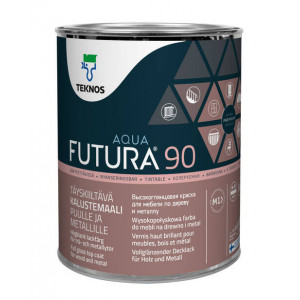 FUTURA AQUA 90 - 0,9 L otěruvzdorná lesklá barva na uretan-alkydové bázi